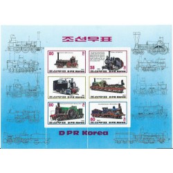 Korea N. - Bl 147 A 1983r - Koleje