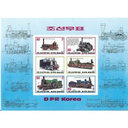 Korea N. - Bl 147 B 1983r - Koleje