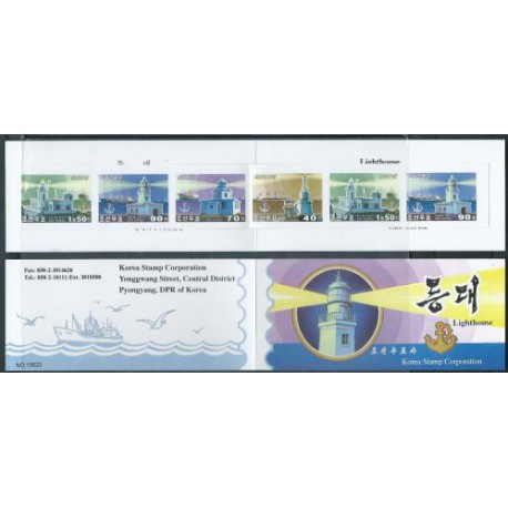 Korea N. - Nr 4482 - 84 MH 2001r - Latarnie