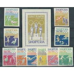 Albania - Nr 870 - 79 Bl 23 1964r - Sport - Olimpiada