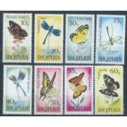Albania - Nr 1048 - 55 1966r - Motyle