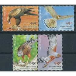 Australia - Nr 2080 - 83 2001r - Ptaki