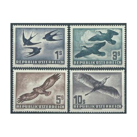 Austria - Nr 984 - 87**1953r - Ptaki