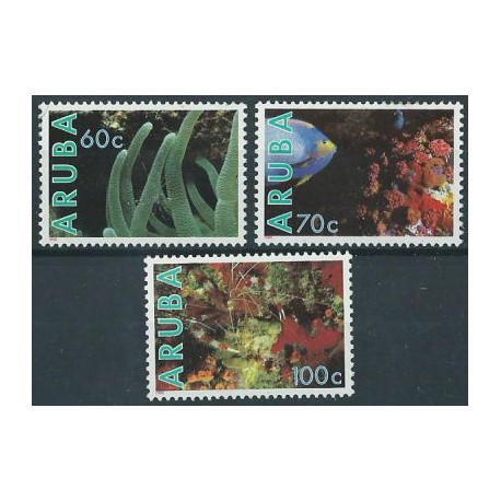Aruba - Nr 073 - 75 1990r - Fauna Morska - Ryby