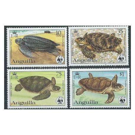 Anguilla - Nr 541 - 44 1983r - WWF - Gady
