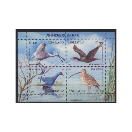 Azerbejdżan - Bl 86 2009r - Ptaki