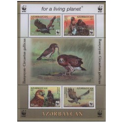 Azerbejdżan - Nr 893 - 96 Klb m2011r - WWF - Ptaki
