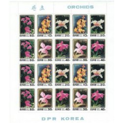 Korea N. - Nr 3495 - 99 Klb 1993r - Kwiaty