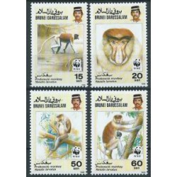 Brunei - Nr 430 - 33 1991r - WWF - Ssaki