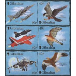 Gibraltar - Nr 978 - 83 2000r - Ptaki - Samoloty