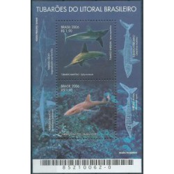 Brazylia - Bl 135 2006r - Ssaki Morskie  -  Ryby