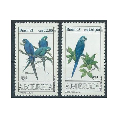 Brazylia - Nr 2548 - 49 1993r - Ptaki