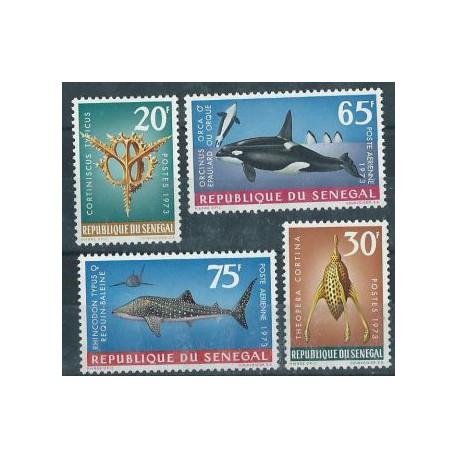 Senegal - Nr 526 - 29 1973r - Ssaki morskie - Ryby