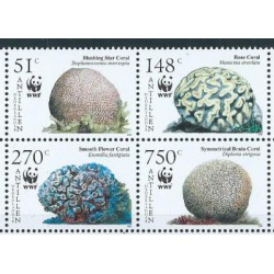 Antyle Hol. - Nr 1401 - 04 2005r - WWF - Fauna morska - Korale