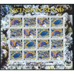 Ascension - Nr 989 - 92 Klb 2007r - WWF - Ryby