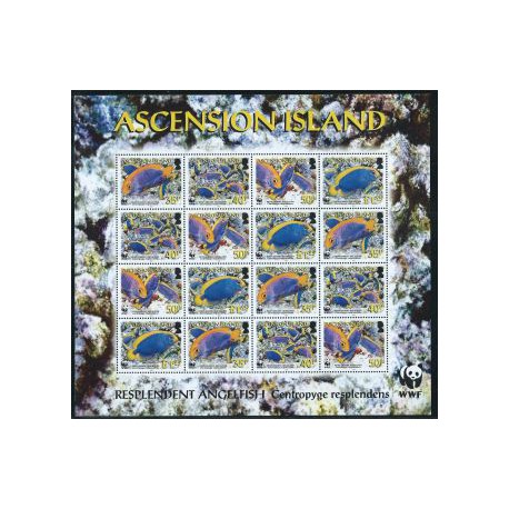 Ascension - Nr 989 - 92 Klb 2007r - WWF - Ryby