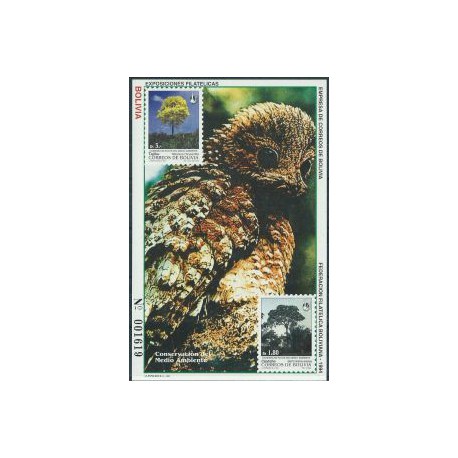 Boliwia - Bl 213 1994r - Ptak - Drzewa
