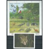 Guyana - Nr 3468 - 87 Bl 117 1990r - Ptaki - Ssaki -  Gady