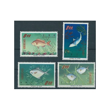 Tajwan - Nr 576 - 79 1965r - Ryby