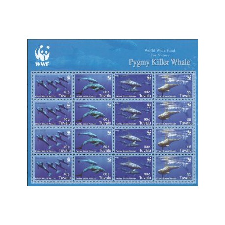 Tuvalu - Nr 1307 - 10 Klb 2006r - WWF -  Ssaki Mor.