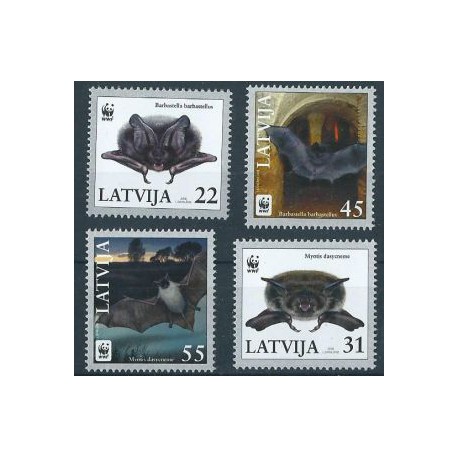 Łotwa - Nr 727 - 30 2008r - WWF - Ssaki