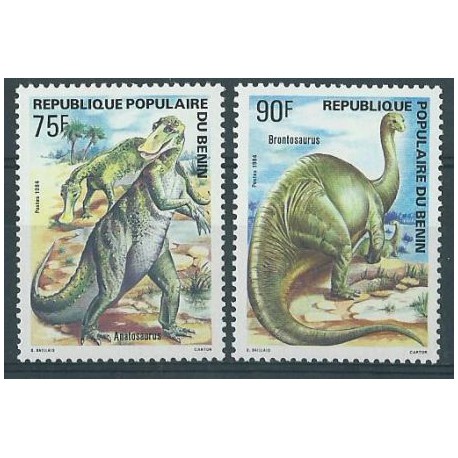 Benin - Nr 377 - 78 1984r - Dinozaury