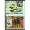 Benin - Nr 166 - 67 Pasek 1978r - Ptaki