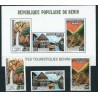 Benin - Nr 112 - 14 Bl 3 1977r - Krajobrazy - Wodospad