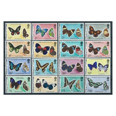 Belize - Nr 330 - 45 1974r - Motyle