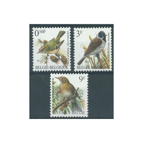 Belgia - Nr 2476 - 78 1991r - Ptak