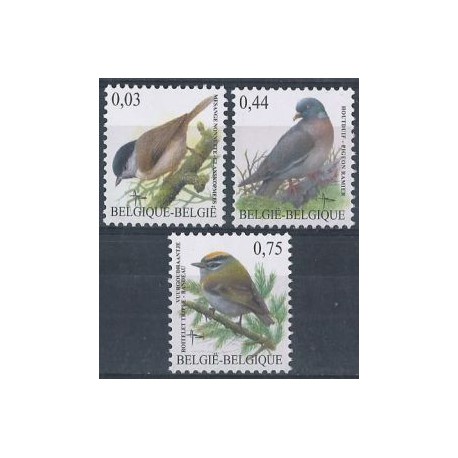 Belgia - Nr 3434 - 36 2005r - Ptaki