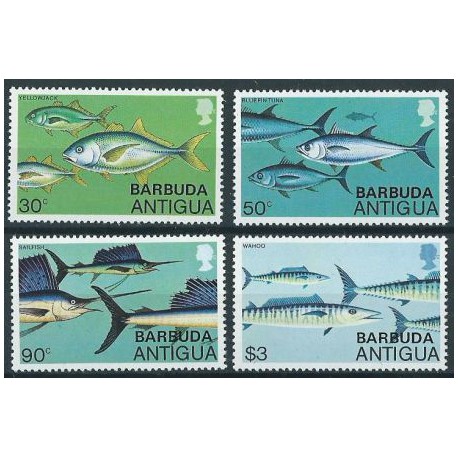 Barbuda - Nr 455 - 58 1979r - Ryby