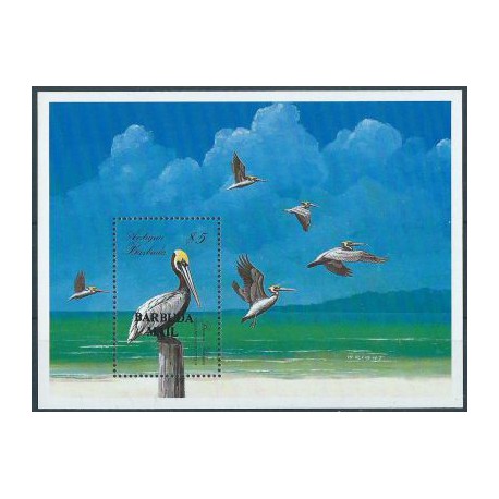 Barbuda - Bl 132 1988r - Ptaki