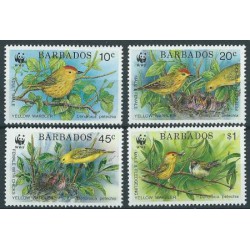 Barbados - Nr 770 - 73 1991r - WWF - Ptaki