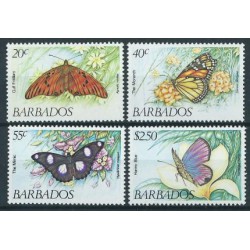 Barbados - Nr 575 - 78 1983r - Motyle
