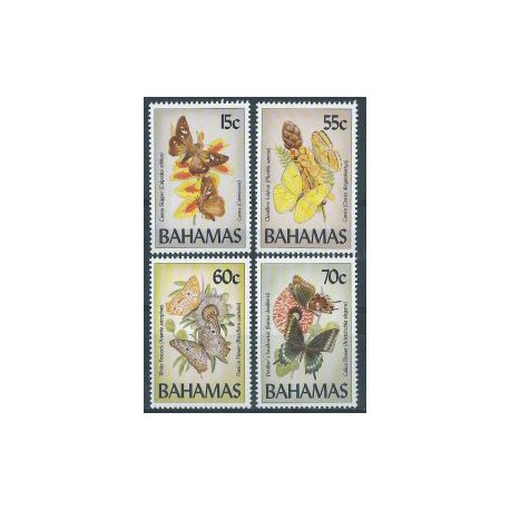 Bahama - Nr 844 - 47  1994r - Motyle