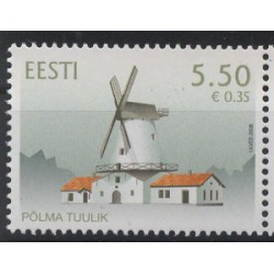Estonia - Nr 621 2008r - Krajobrazy - Wiatraki