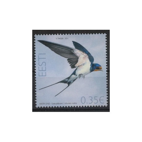 Estonia - Nr 693 2011r - Ptaki