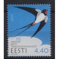 Estonia - Nr 410 2001r - Ptak