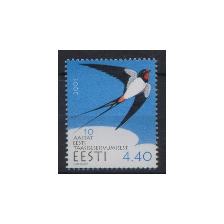 Estonia - Nr 410 2001r - Ptak