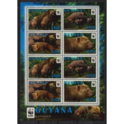 Guyana - Nr 8194 - 97 Klb m 2011r - WWF - Ssaki