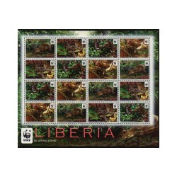 Liberia - Nr 5921 - 24 Klb D 2011r - WWF - Ssaki