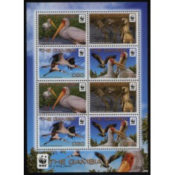 Gambia - Nr 6499 - 02 Klb m 2011r - WWF - Ptaki