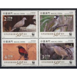 Macau - Nr 1747 - 50 2011r - WWF - Ptaki
