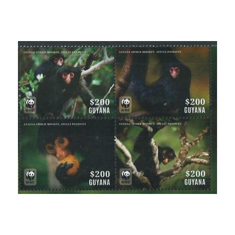 Guyana - Nr 8816 - 19 2014r - WWF - Ssaki