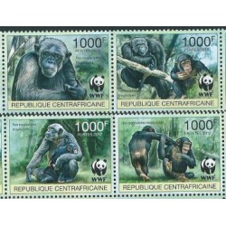 Centralna Afryka - Nr 3682 - 85 2012r - WWF - Ssaki