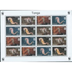 Tonga - Nr 1756 - 59 Klb 2012r - WWF - Ryby
