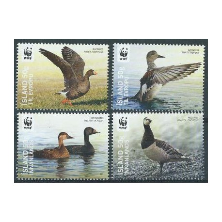 Islandia - Nr 1298 - 01 2011r - WWF  -  Ptaki