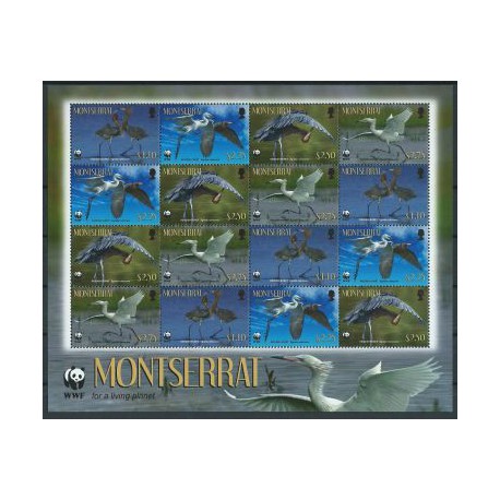 Montserrat - Nr 1524 - 27 Klb 2010r - WWF - Ptaki