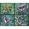 Aitutaki - Nr 778 - 81 2008r - WWF -  Motyle